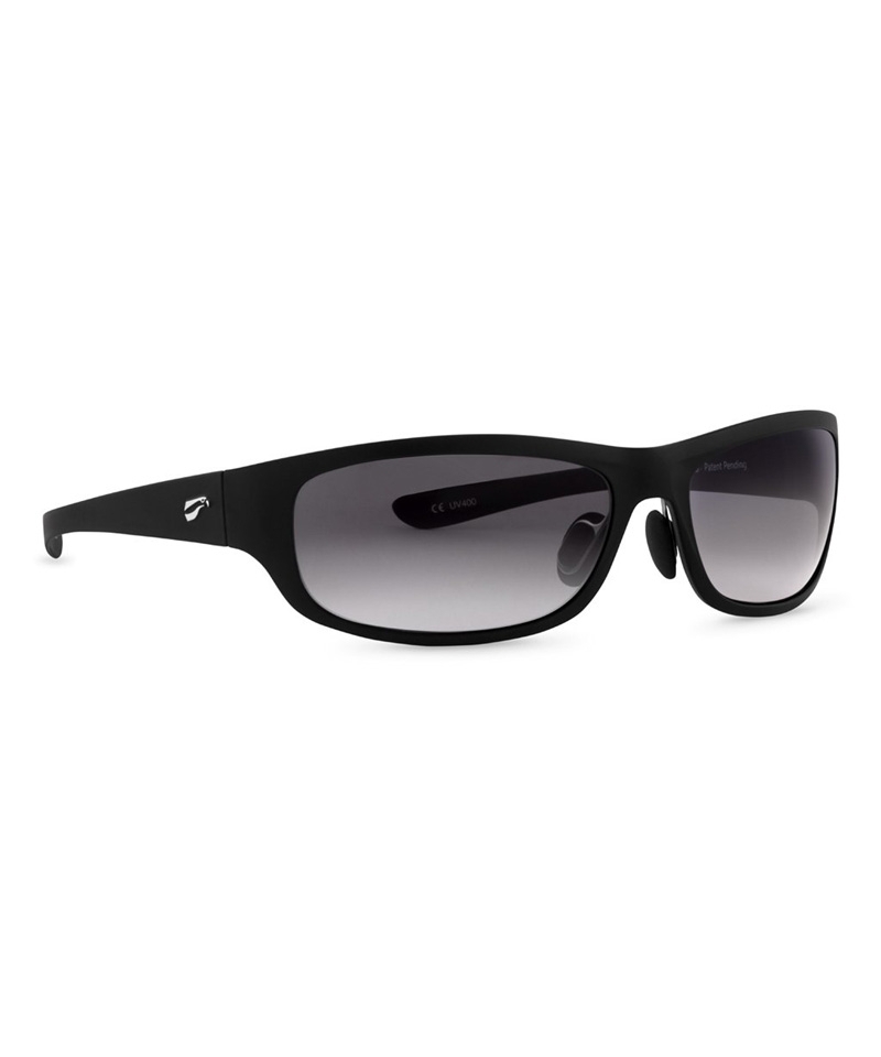 Flying Eyes Sunglasses Golden Eagle Sport Non-RX - Matte Black Frame, 2.5 Bifocal Gradient Grey Lenses