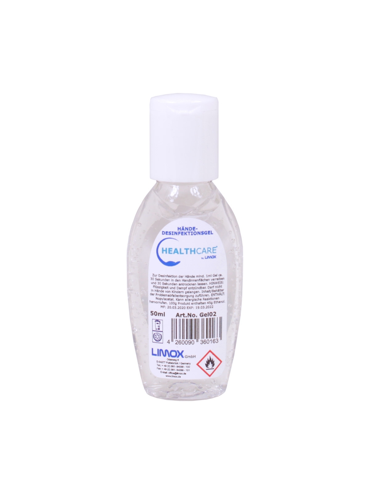 Desinfektionsgel (50 ml) - für Hygiene-Schlüsselanhänger