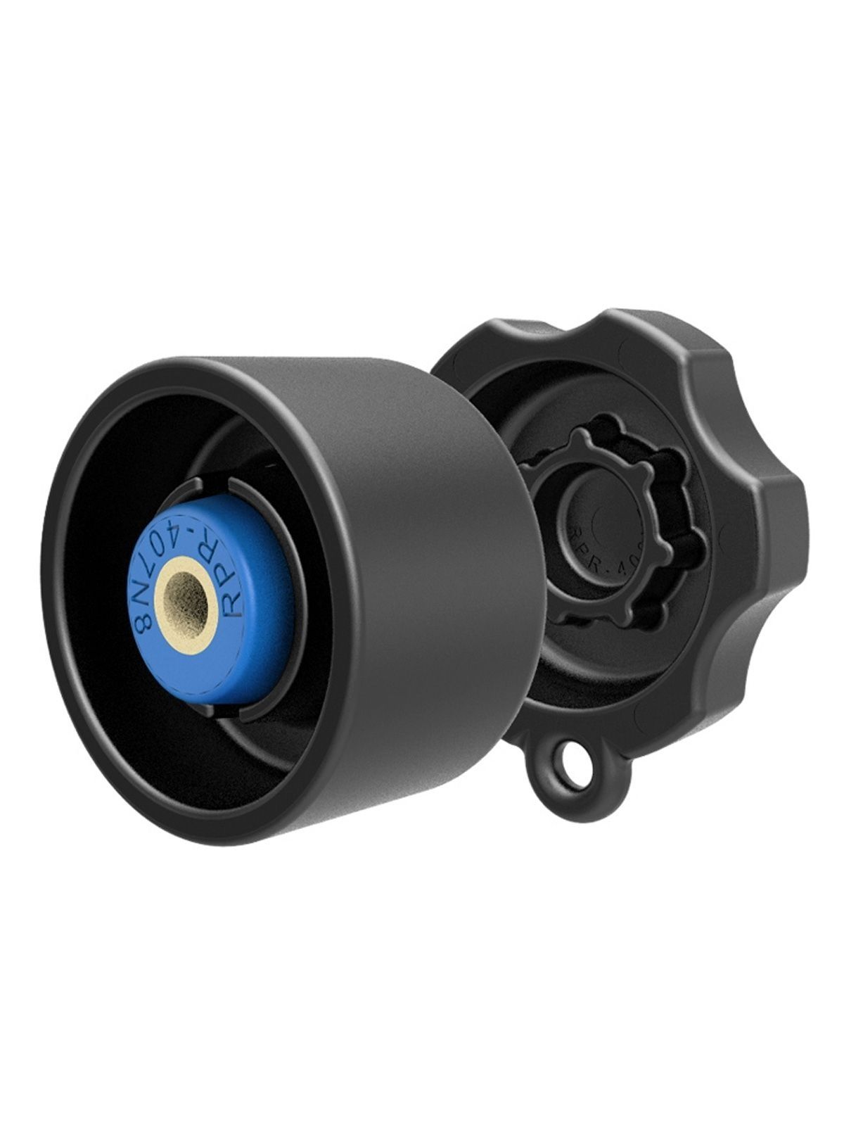 RAM Mounts Pin-Lock Sicherung und Adapter (7-Pin) - für B-Kugel Verbindungsarme, 1/4"-20 Innengewinde, im Polybeutel