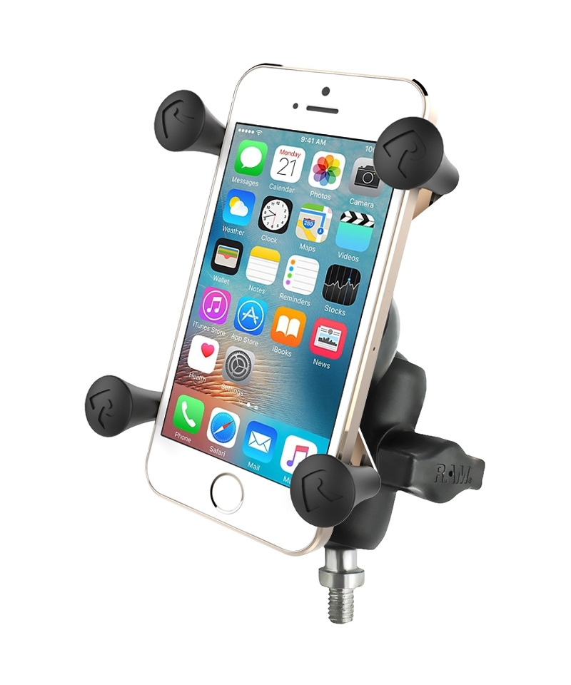 RAM MOUNTS Motorcycle Mount for Smartphones, 3/8"-16 threaded post base - RAP-B-236-A-UN7U