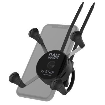 RAM Mounts X-Grip Phone Mount with Low Profile Zip Tie Handlebar Base