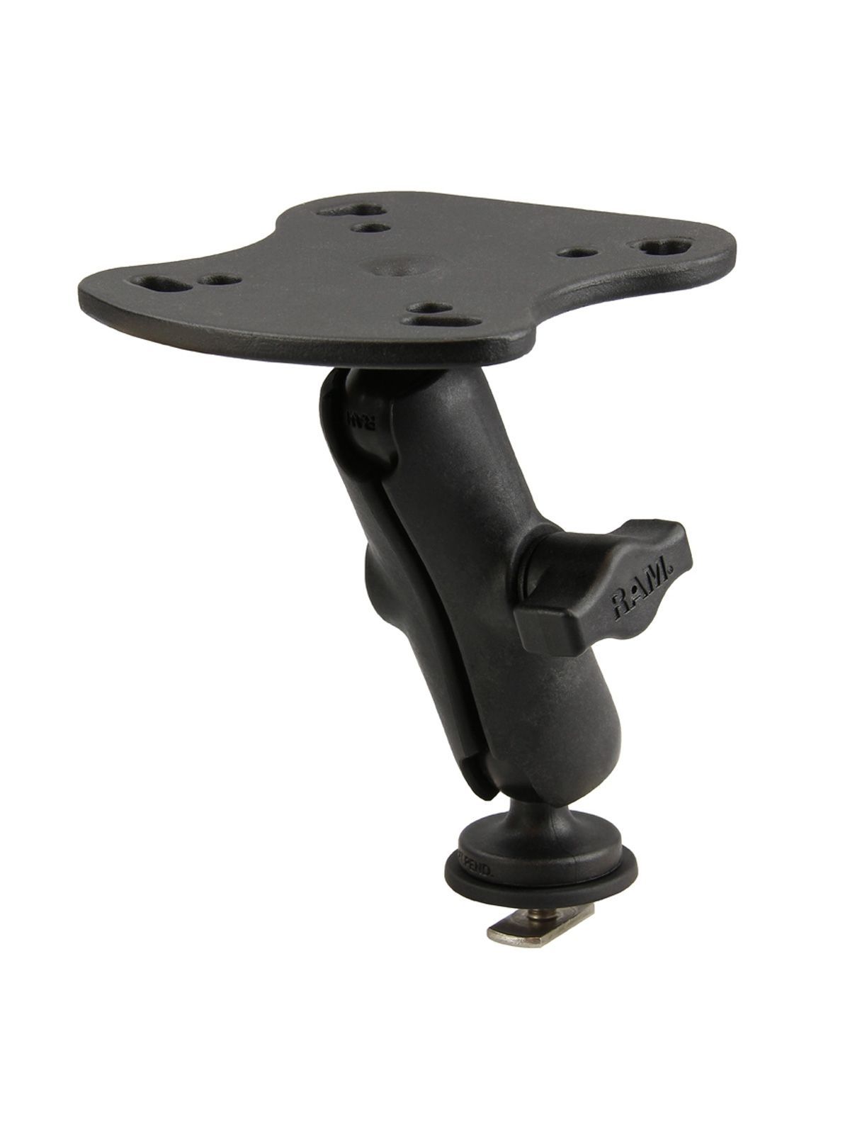 UNPK RAM HUMMINBIRD MNT W/ TRACK BASE
