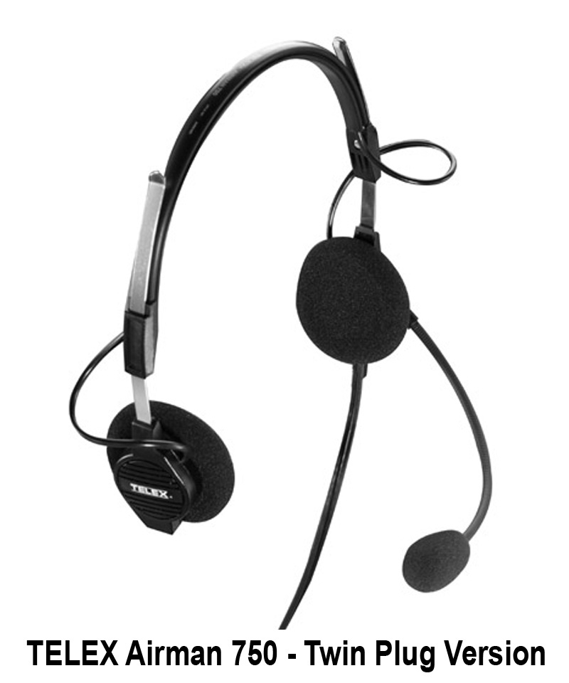 Telex Airman 750 - PJ-Stecker