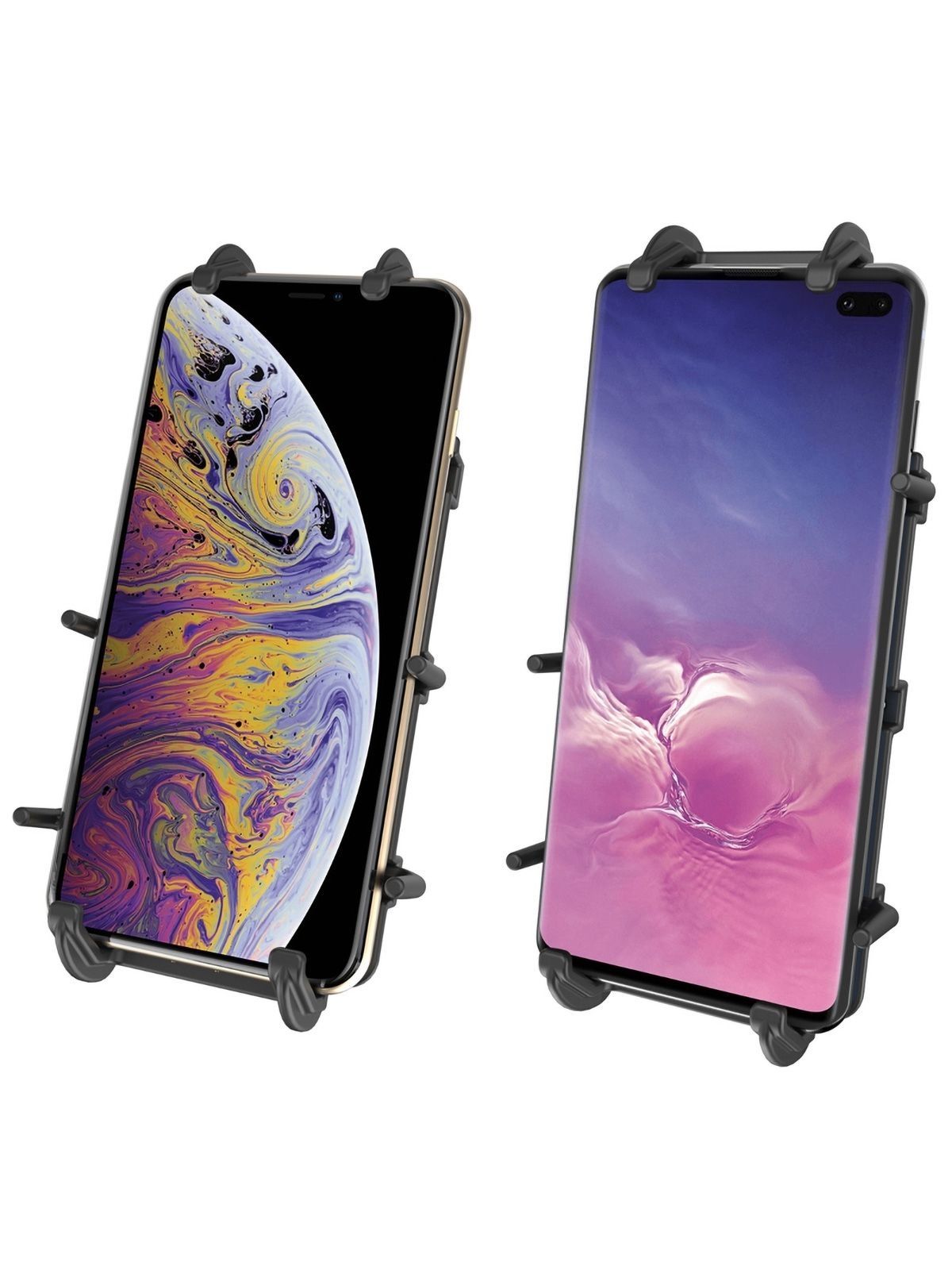 RAM® Quick-Grip™ XL Phone Mount with Handlebar U-Bolt Base - Poly Bag