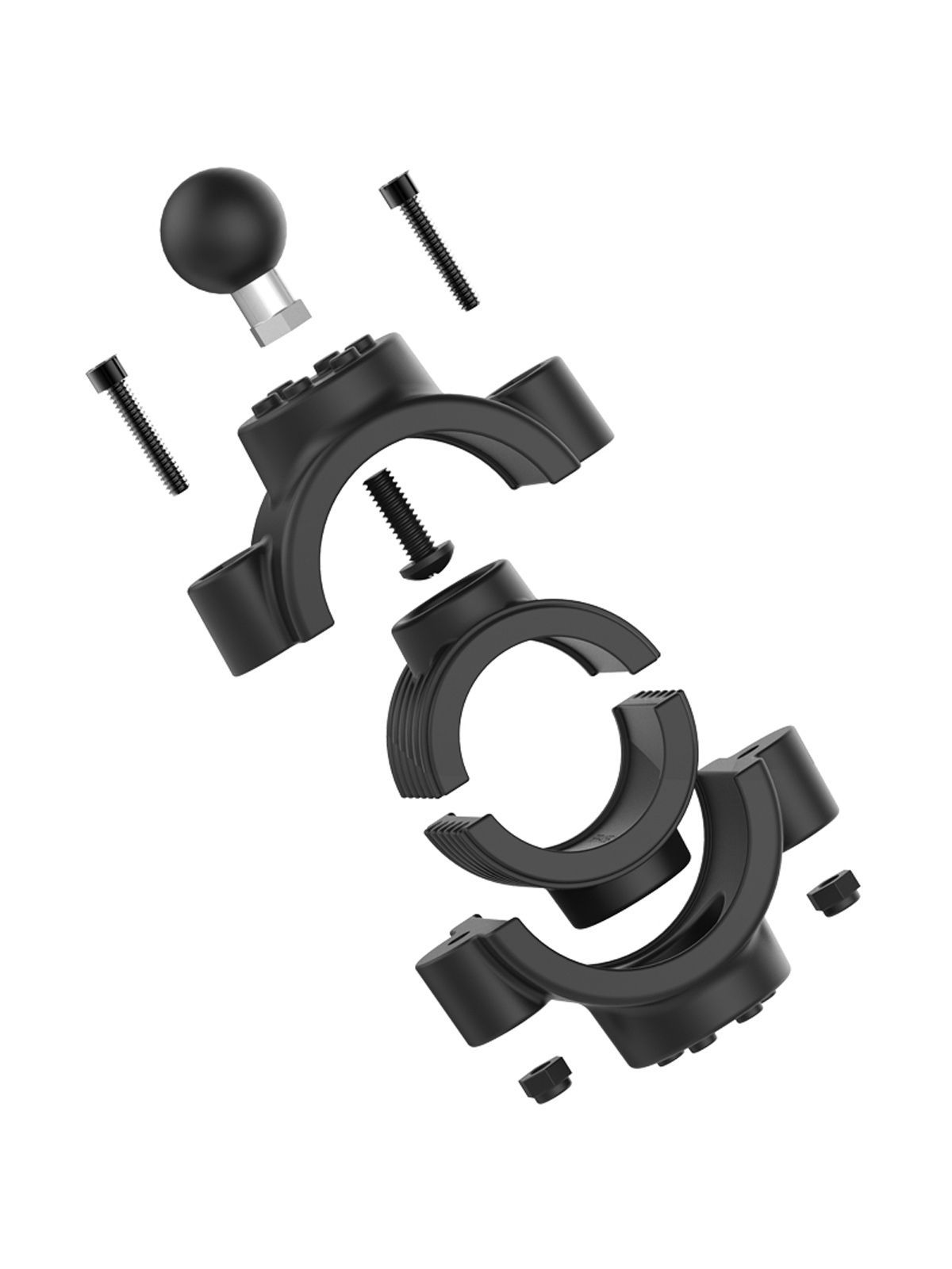 RAM® Torque™ 1 ½" - 2" Diameter Rail Base