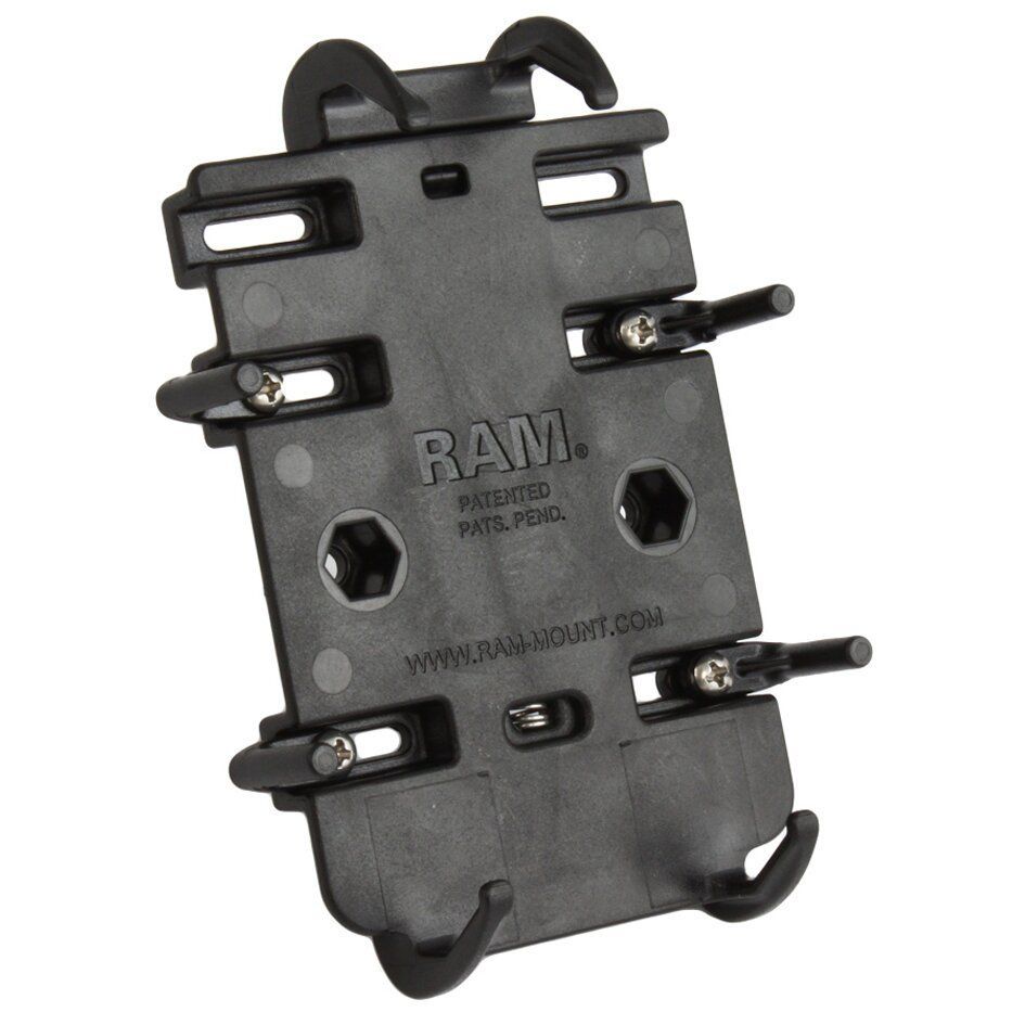 RAM Mounts Universal Aufbau-Halterung - B-Kugel (1 Zoll), mit Diamond-Basisplatte (Trapez), Universal-Halteschale