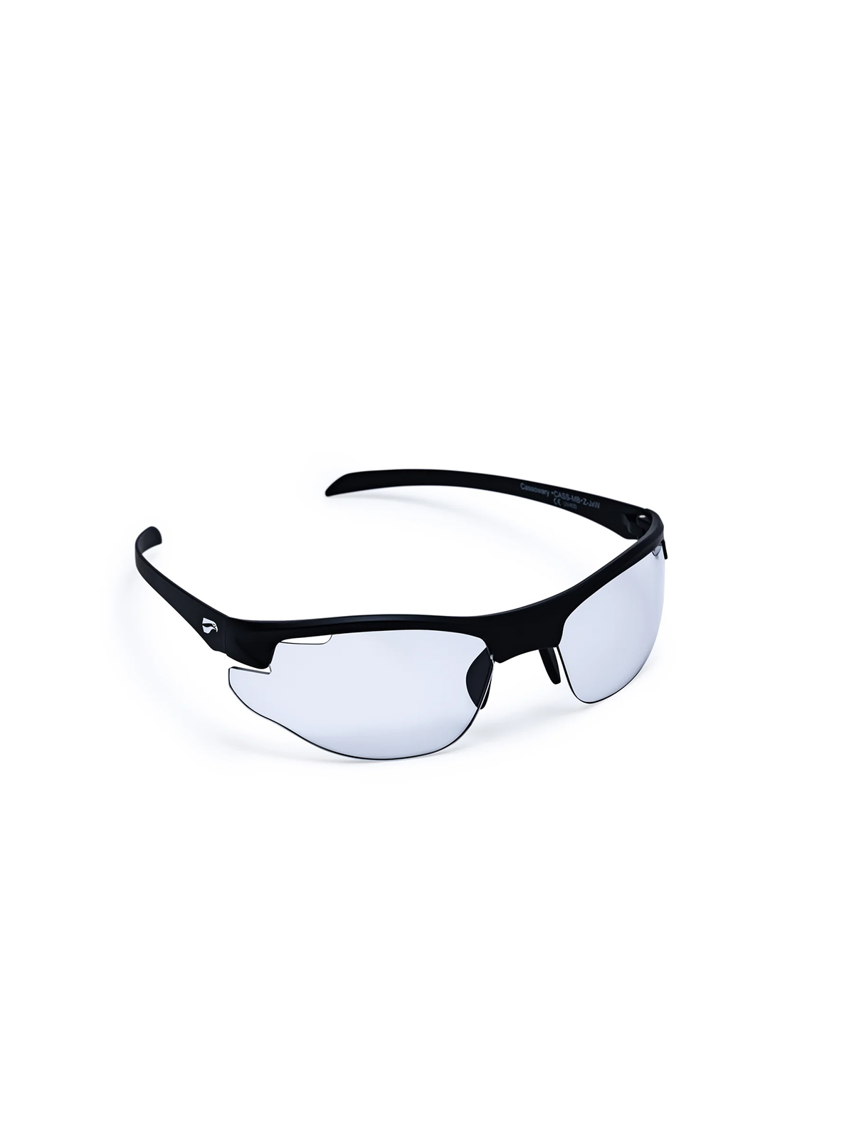 Flying Eyes Sonnenbrille Cassowary Standard - Gestell matt schwarz, Linsen klar