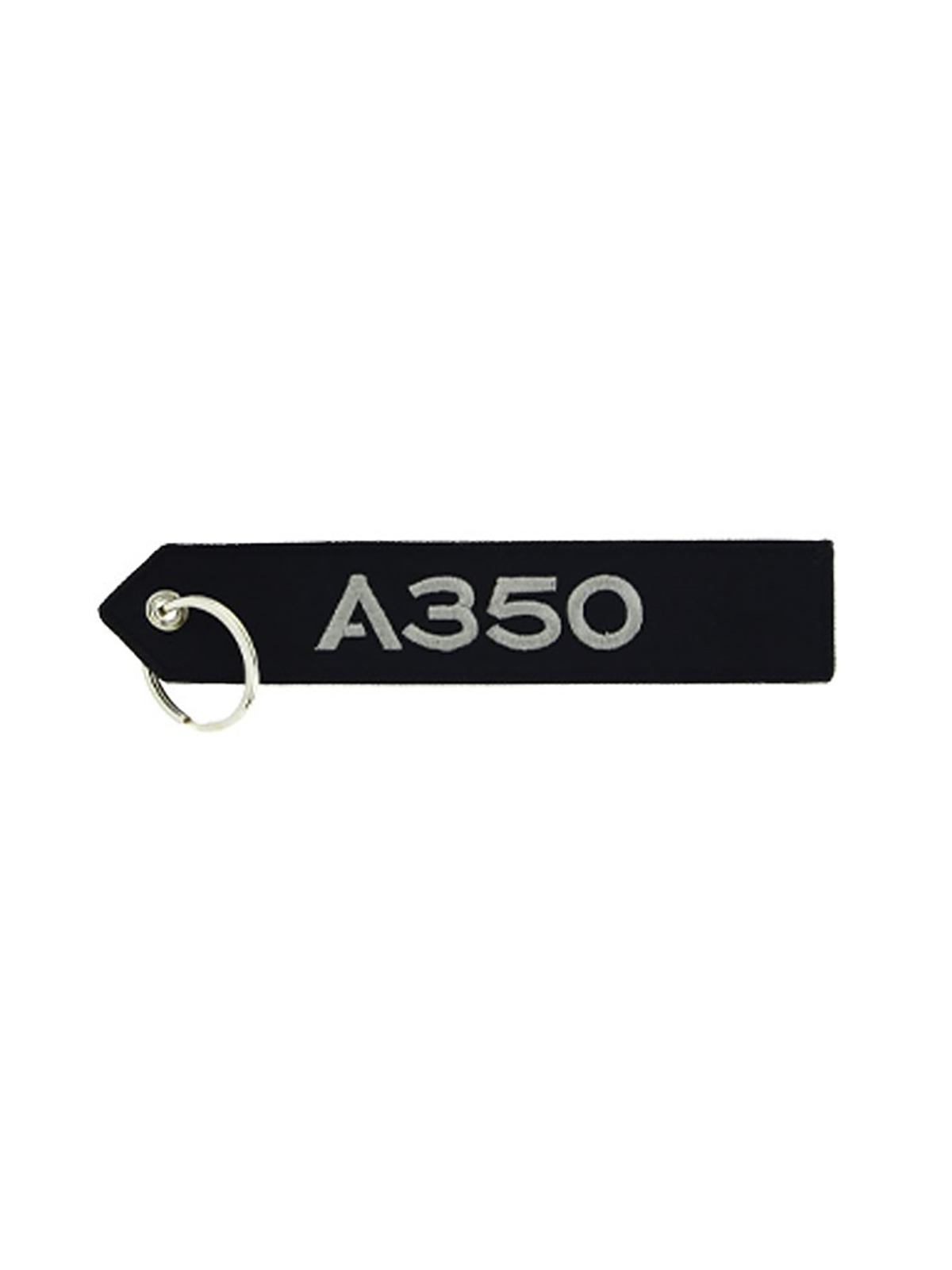 Airbus Key Ring A350 - black/silver coloured