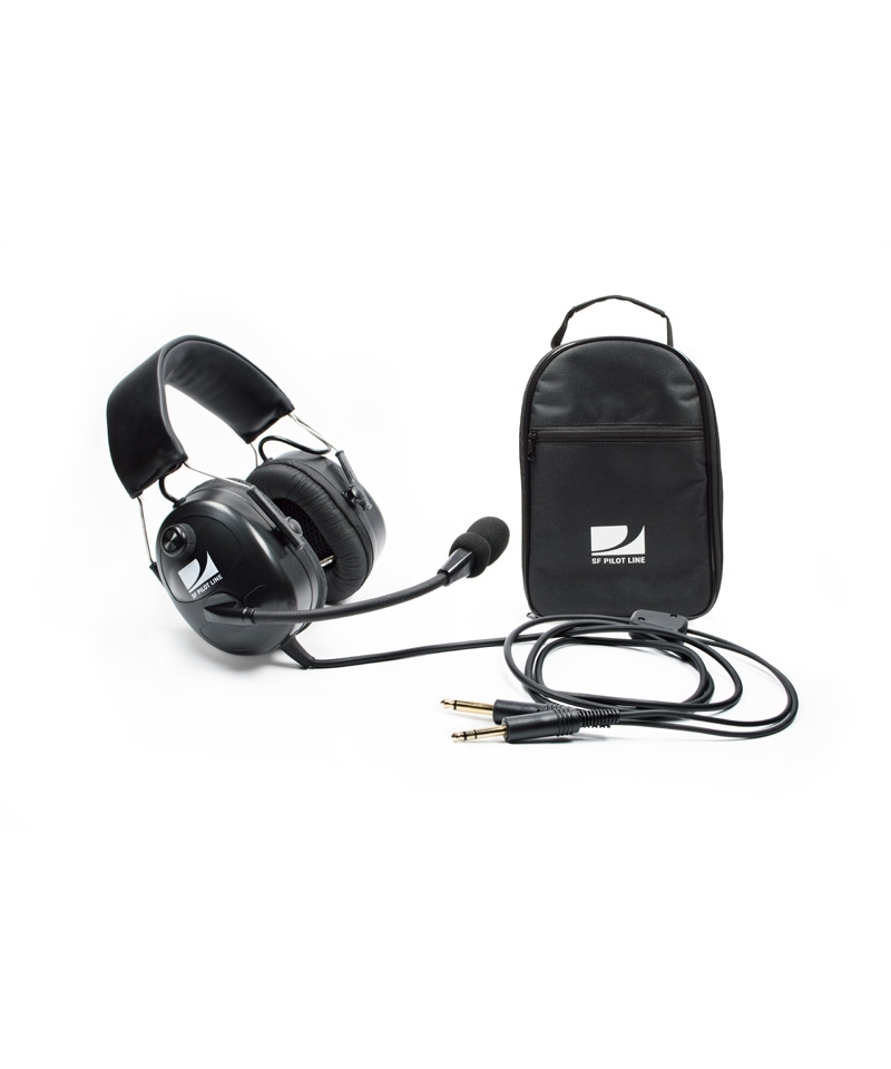 SF Pilot Line Headset SF300 - passive, Twin Plugs, Bag