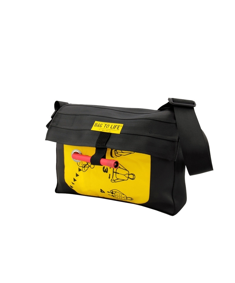 BAG TO LIFE Co-Pilot Bag - schwarz/gelb