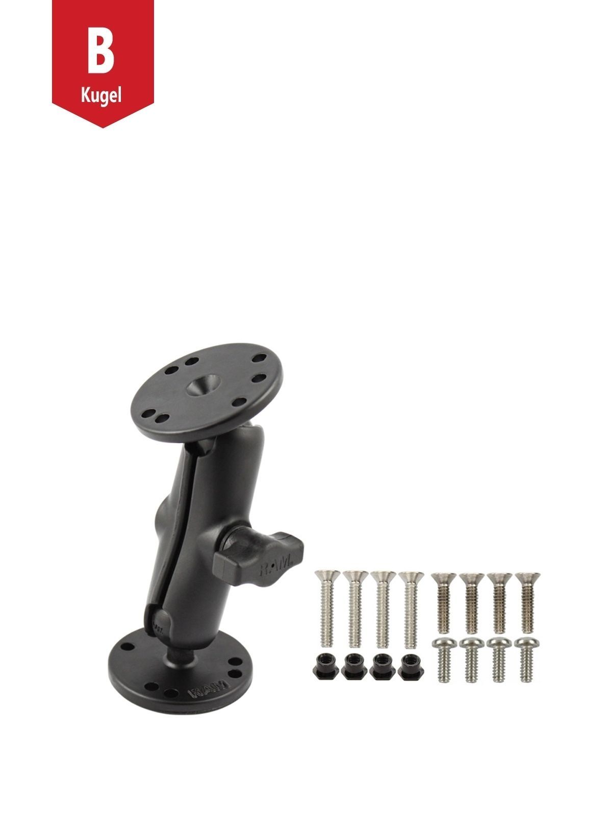 RAM MOUNT W/ HARDWARE FOR GARMIN