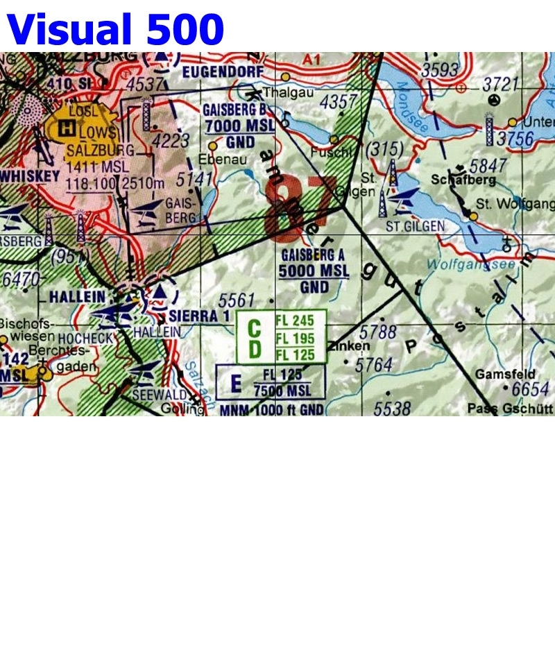 Flight Planner / Sky-Map - Kartenpaket Deutschland und Nachbarländer (ICAO-ME)