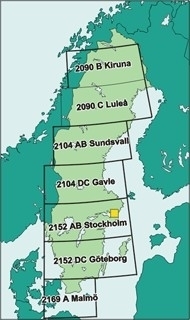 Sweden ICAO Chart - Malmö, 1:500,000, paper, folded