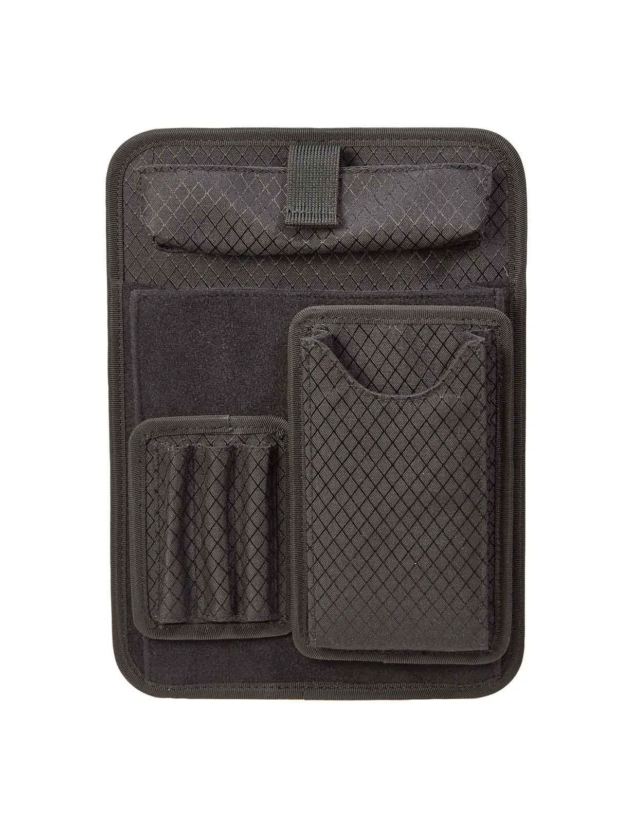 Cockpit Organizer mit Smatphone- und Stifthalter - Klett-Oberfläche