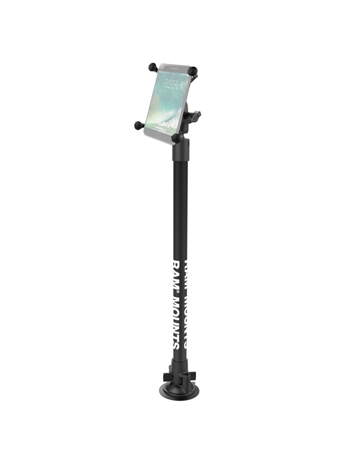 RAM 18 LNG ARM SNGL SUCT W/ LRG X-GRIP
