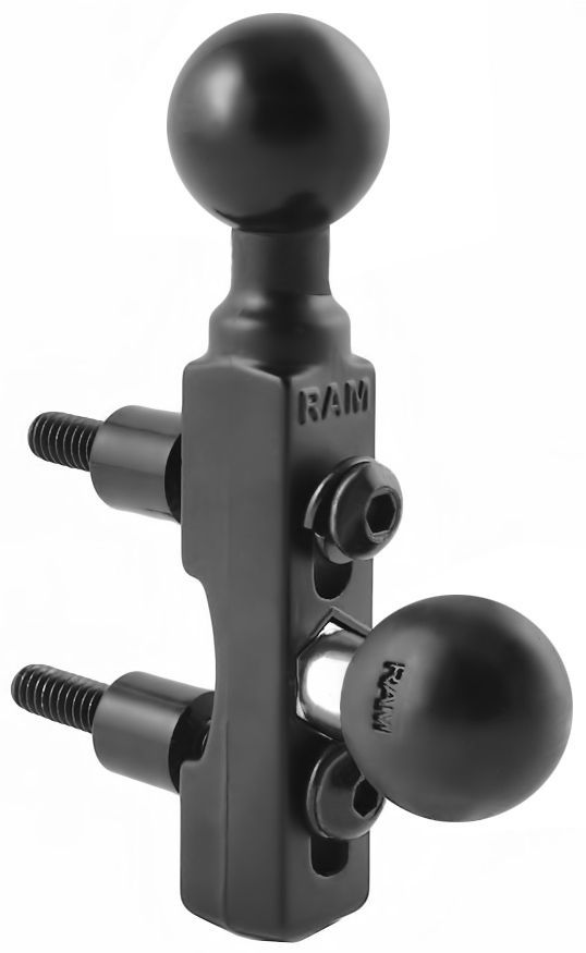 UNPKD RAM CYCLE HANDLEBAR BASE W 2 BALLS