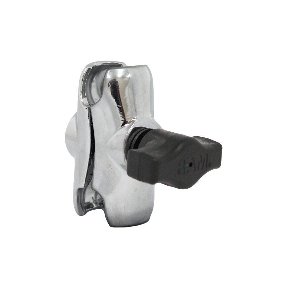 RAM MOUNTS Chrome Double Socket Arm, short for 1" B-Balls - approx. 2.36" long