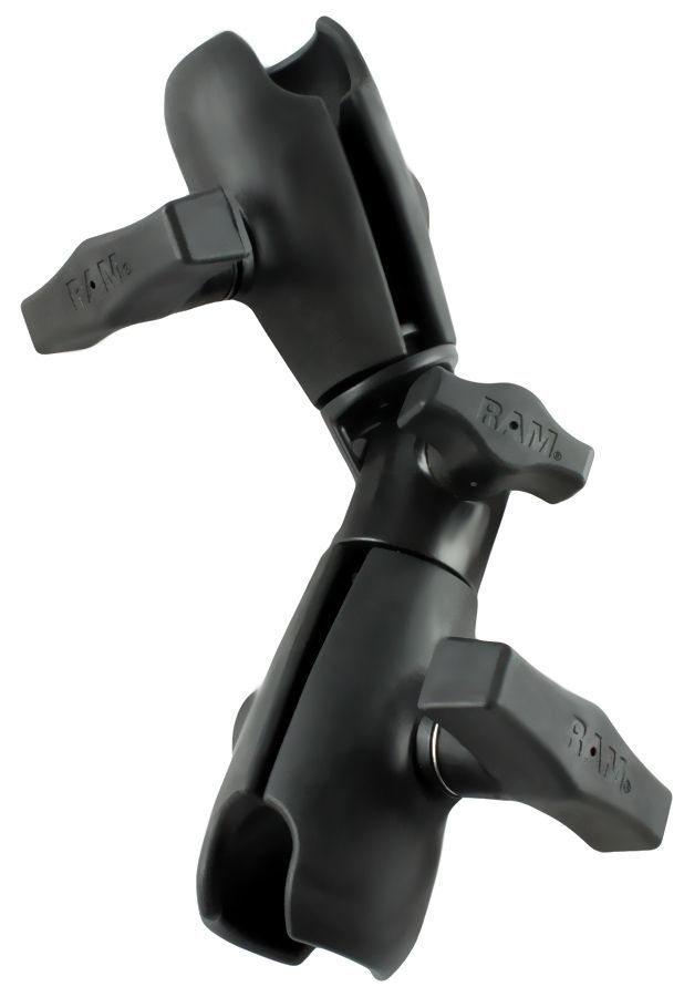 RAM MOUNTS Composite Double Socket Swivel Arm for C-Balls (1.5") - Rotation 180°