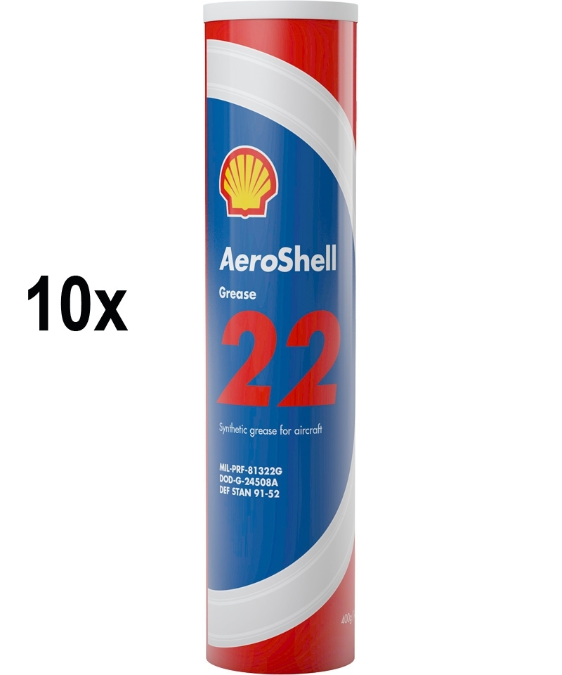 AeroShell Grease 22 - Karton (10x 380 g Kartuschen)