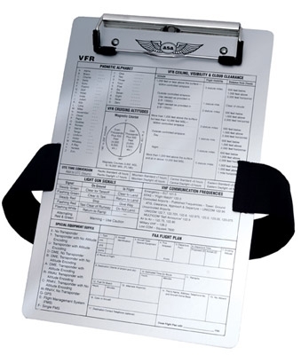 ASA KB-1 VFR kneeboard ASA KB-1 VFR kneeboard