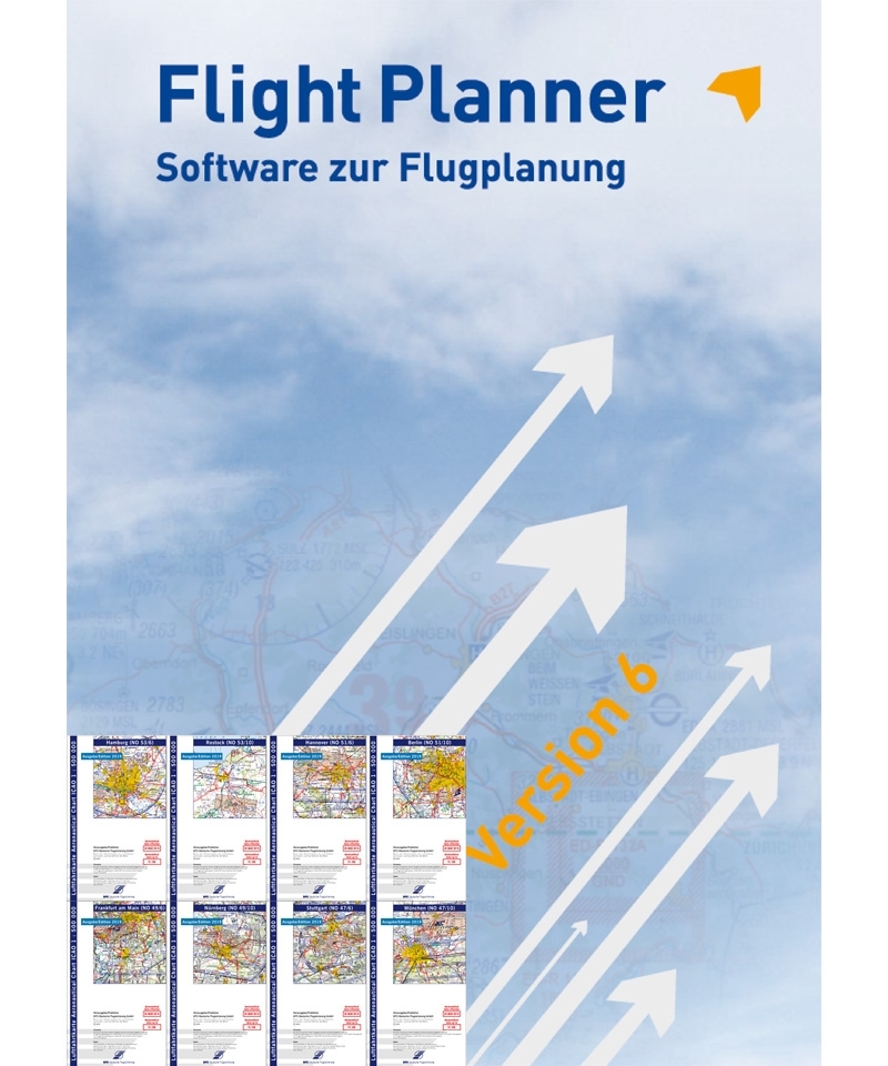Flight Planner Vollversion inkl. ICAO Karten Deutschland