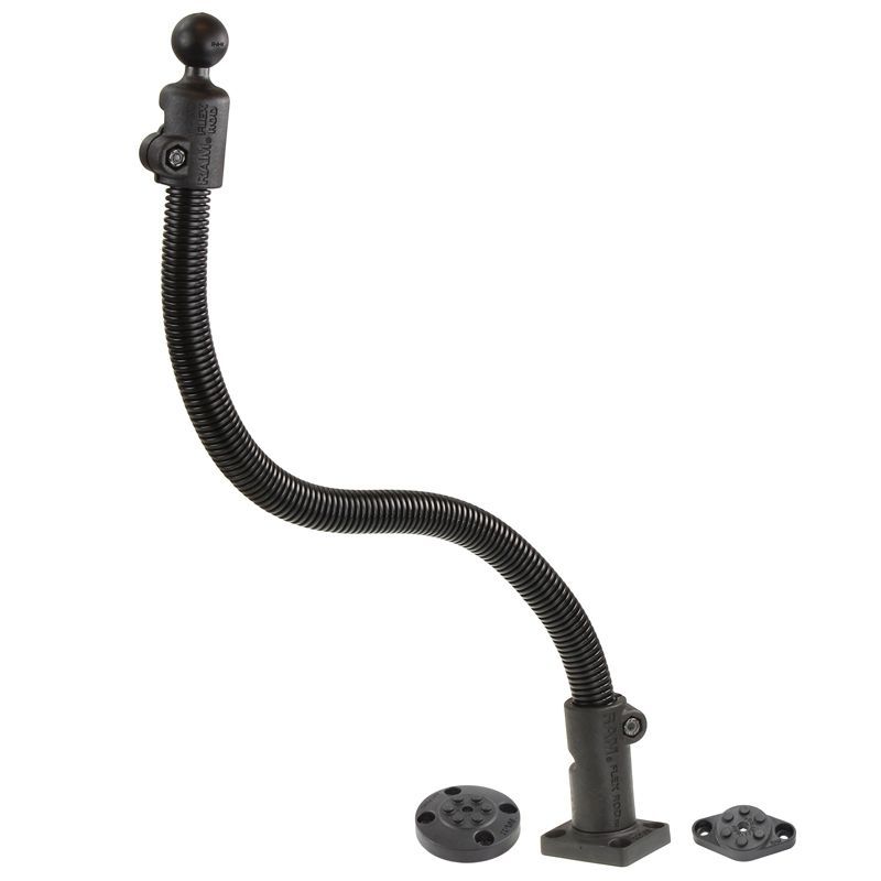 RAM FLEX ROD W/ 1" BALL, BASE 18" LONG