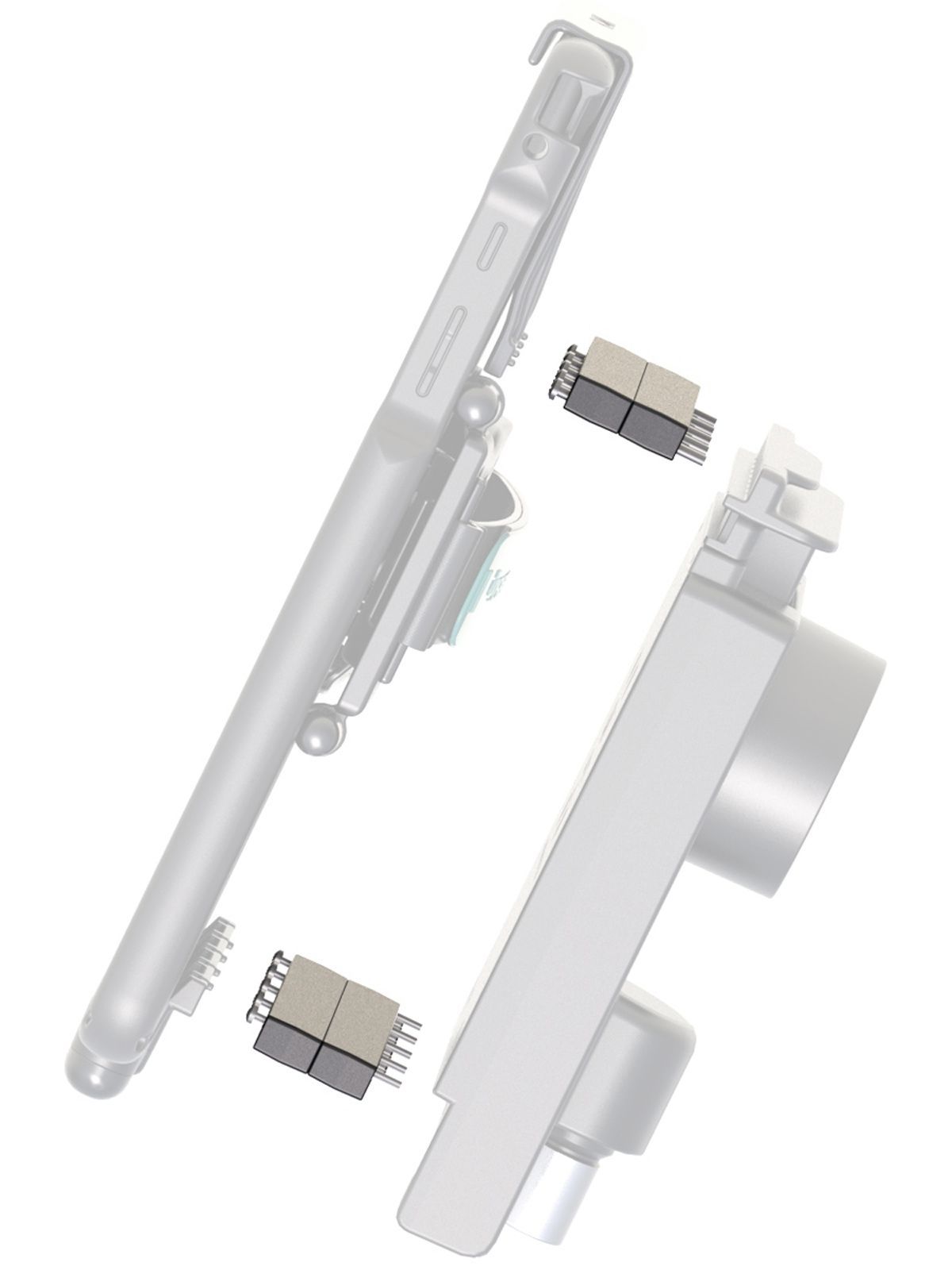 RAM Mounts Risers for Tab-Tite, Tab-Lock and GDS Holders - (Set)
