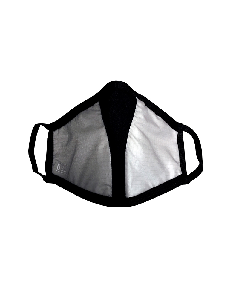 Travel Safe Mask - silver colored/black