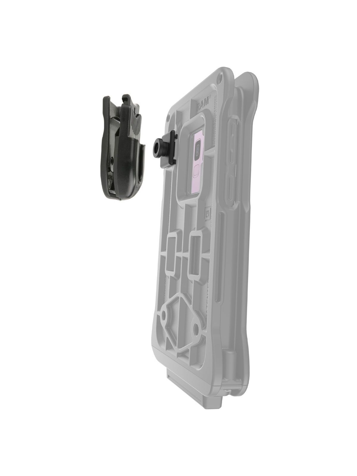 RAM® Belt Clip Holder & Button Adapter for IntelliSkin® HD™