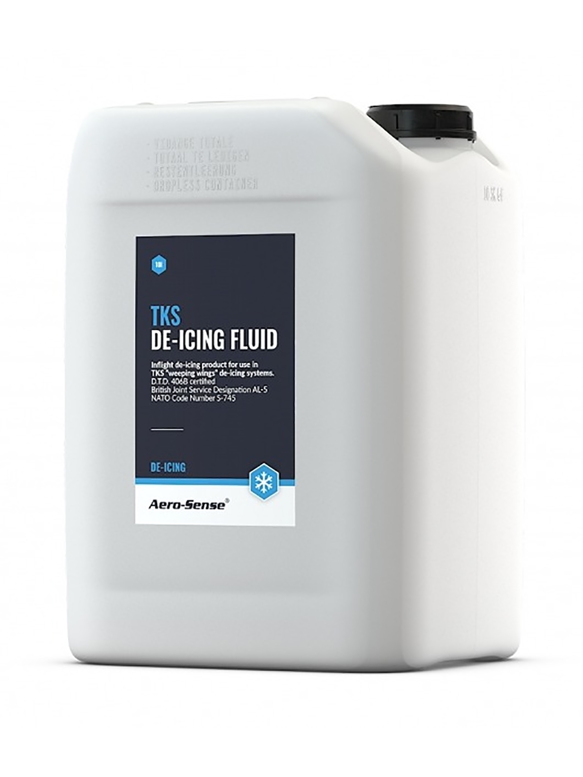 Aero-Sense TKS De-Icing Fluid AL-5 D.T.D.406B - Canister à 10 liters Aero-Sense TKS De-Icing Fluid AL-5 D.T.D.406B - Canister à 10 liters