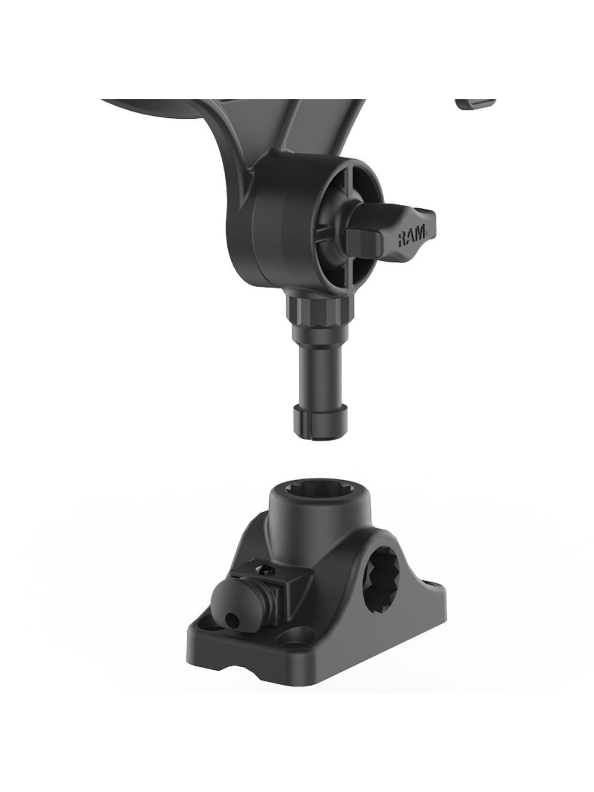 RAM-ROD JR W 4" SPLINE POST & COMBO BASE