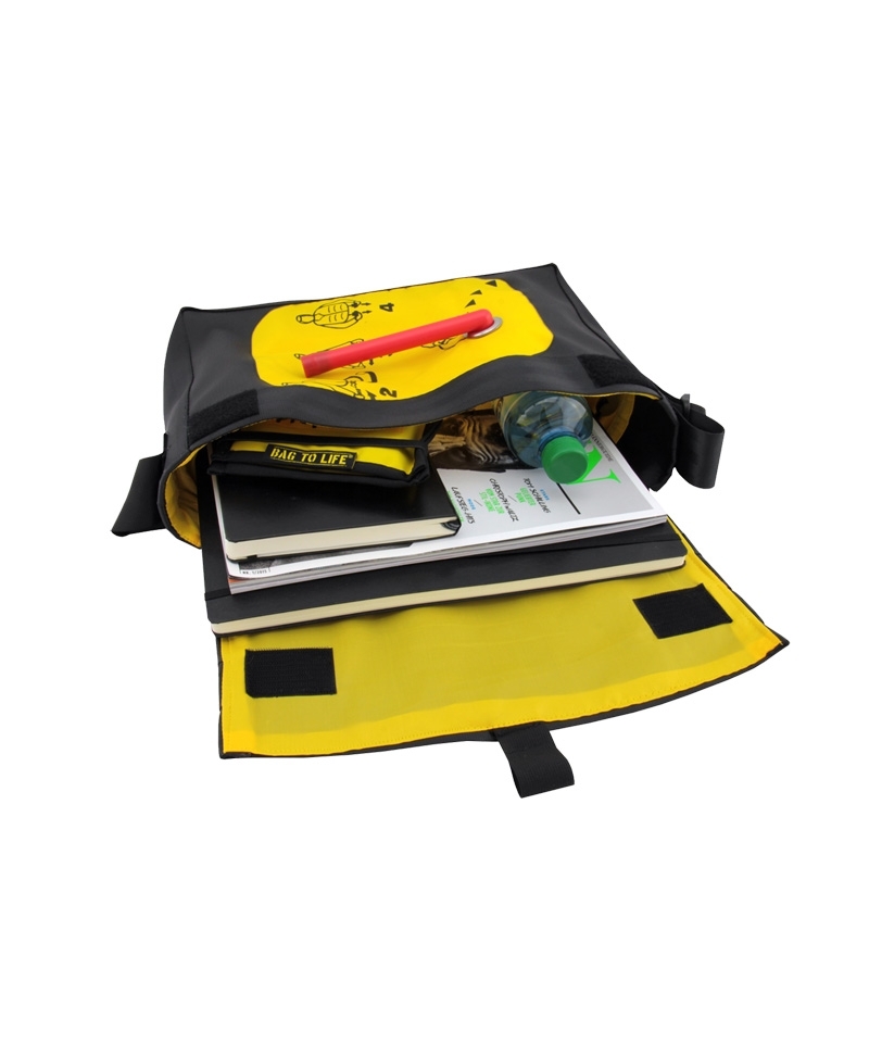 BAG TO LIFE Co-Pilot Bag - schwarz/gelb