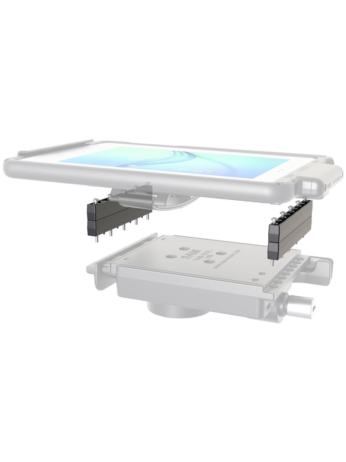 RAM Mounts Risers for Tab-Tite, Tab-Lock and GDS Holders - (Set)