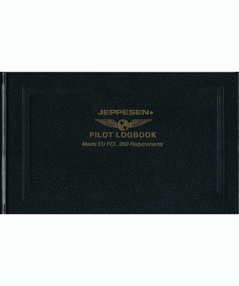 Jeppesen European Pilot Logbook - Hardcover, appro