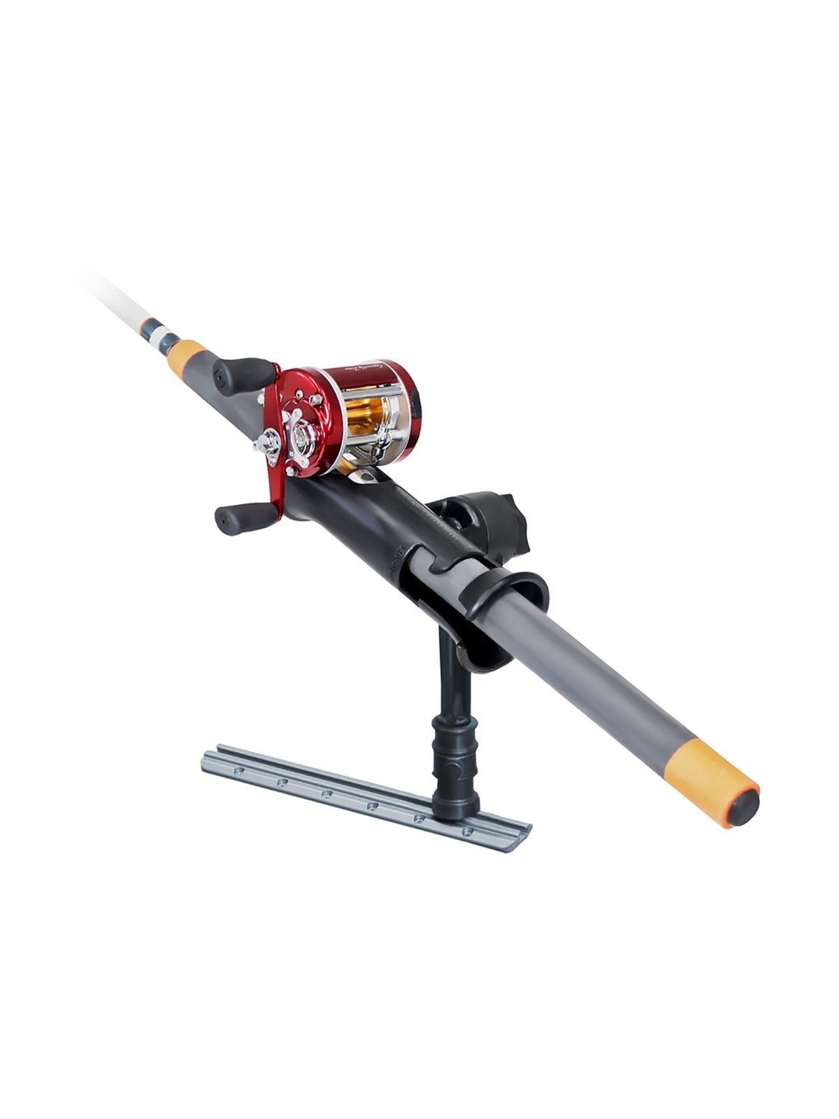 RAM® Tube Jr.™ Rod Holder with RAM® Adapt-A-Post™ Track Base