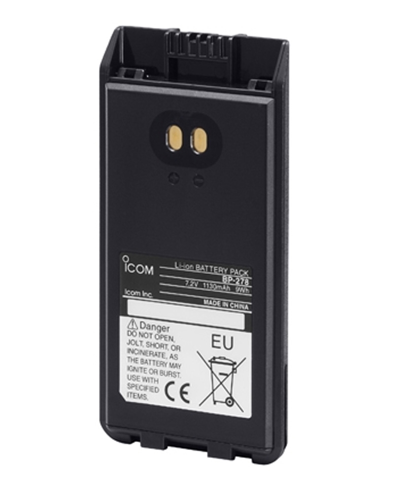 ICOM Li-Ion Battery (BP-278), 7.2 V, 1,190 mAh (ty ICOM Li-Ion Battery (BP-278), 7.2 V, 1,190 mAh (ty