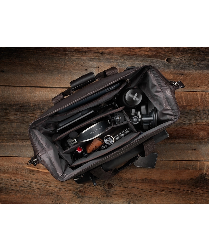 Lightspeed Adventure Flight Bag - The Gann, dark brown