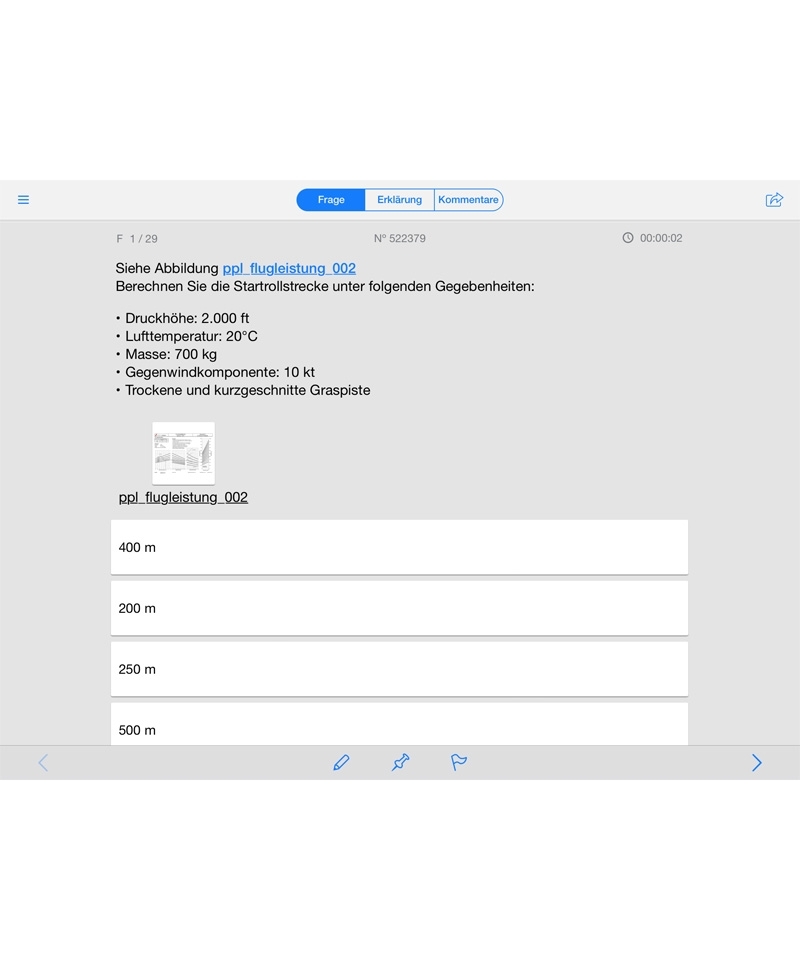 German PPL Questionnaire LAPL (A/H/S/B), PPL (A/H)