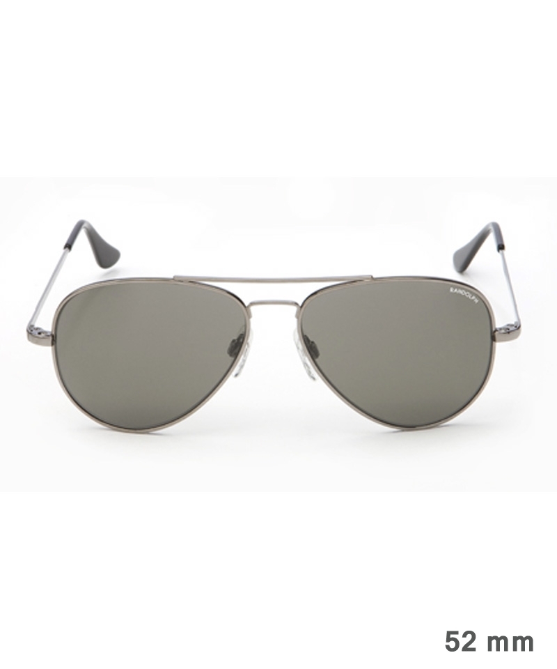 Randolph Concorde Größe 52 (klein) - Gun Metal Rahmen, Gläser grau, Golfbügel Randolph Concorde Größe 52 (klein) - Gun Metal Rahmen, Gläser grau, Golfbügel