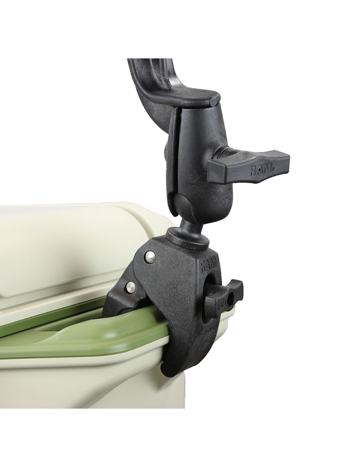 RAM® Tube Jr.™ Rod Holder with Revolution Arm and RAM Tough-Claw Base