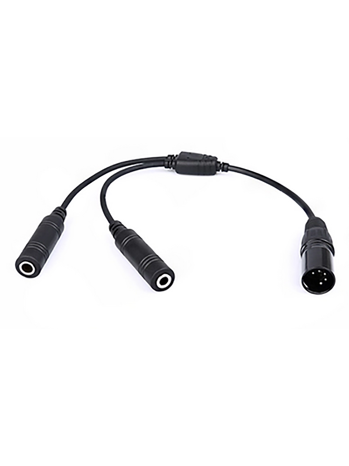 Headset Adaptor Cable - Twin Plugs (GA, female) to XLR-5 Plug (male)