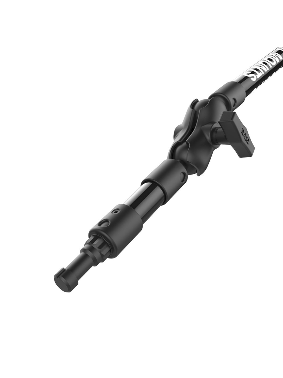 RAM 4 & 12 LNG ARM POST SPLINE W/ GOPRO
