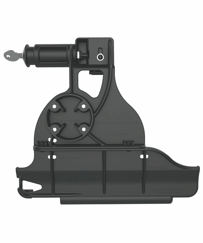 RAM Mounts EZ-Roll'r Form-Fit Holder (Key-Locking) for Apple iPad Pro 11" (1-4 Gen.), Air 4 & 5 - Without Case