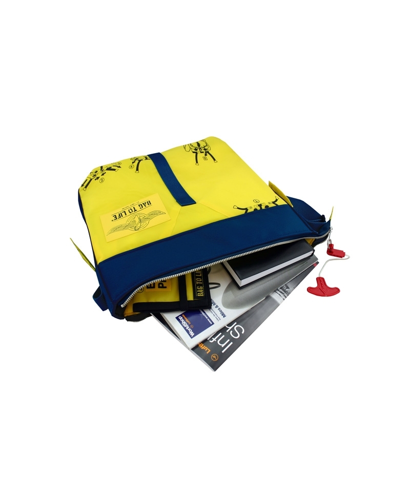 BAG TO LIFE Classic Flyer Bag - yellow/blue