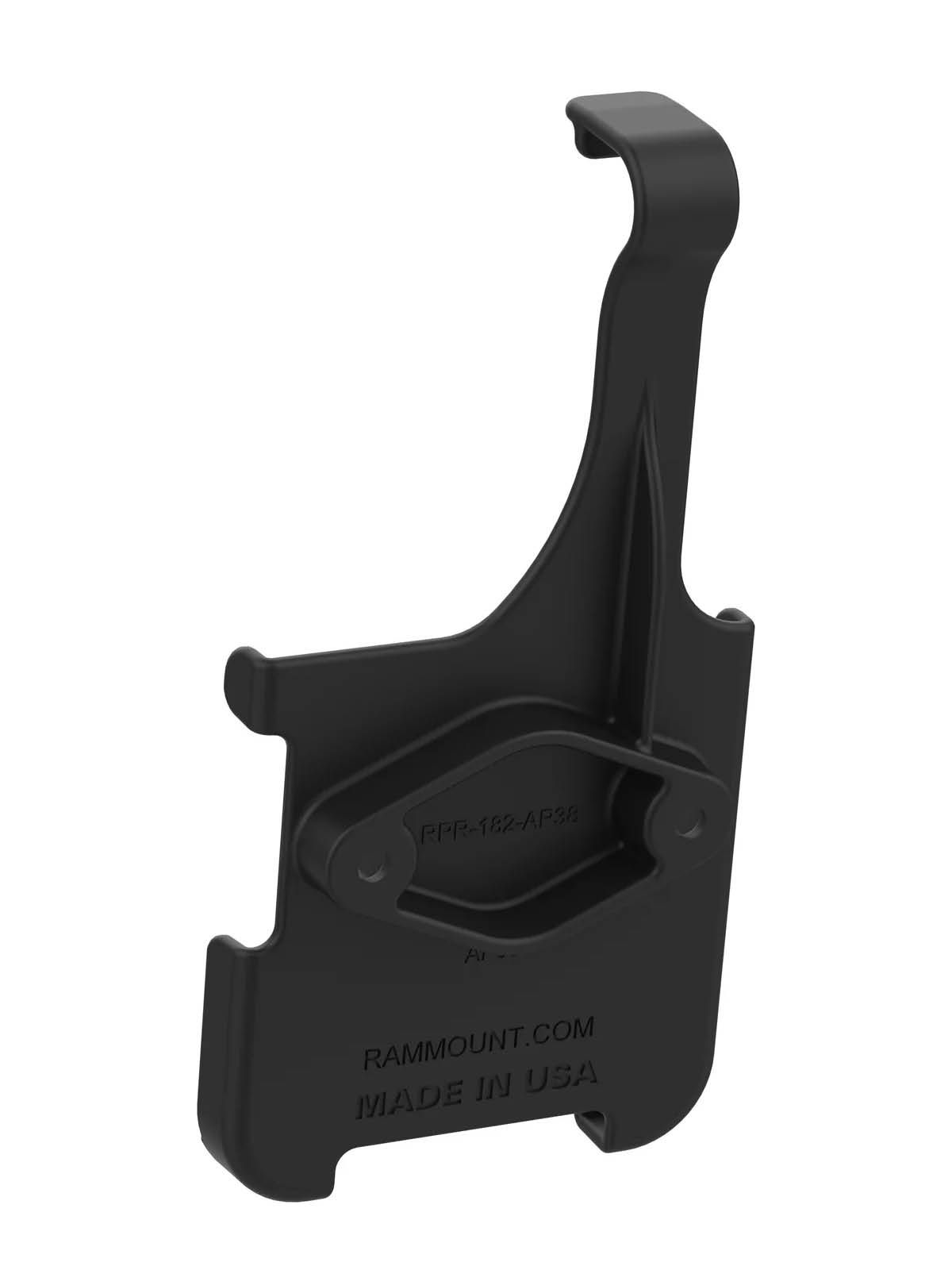 RAM Mounts Form-Fit  Gerätehalteschale für Apple iPhone 15/14 Pro/14/13 Pro/13 (ohne Schutzhüllen etc.) - 2-Loch AMPS Aufnahme