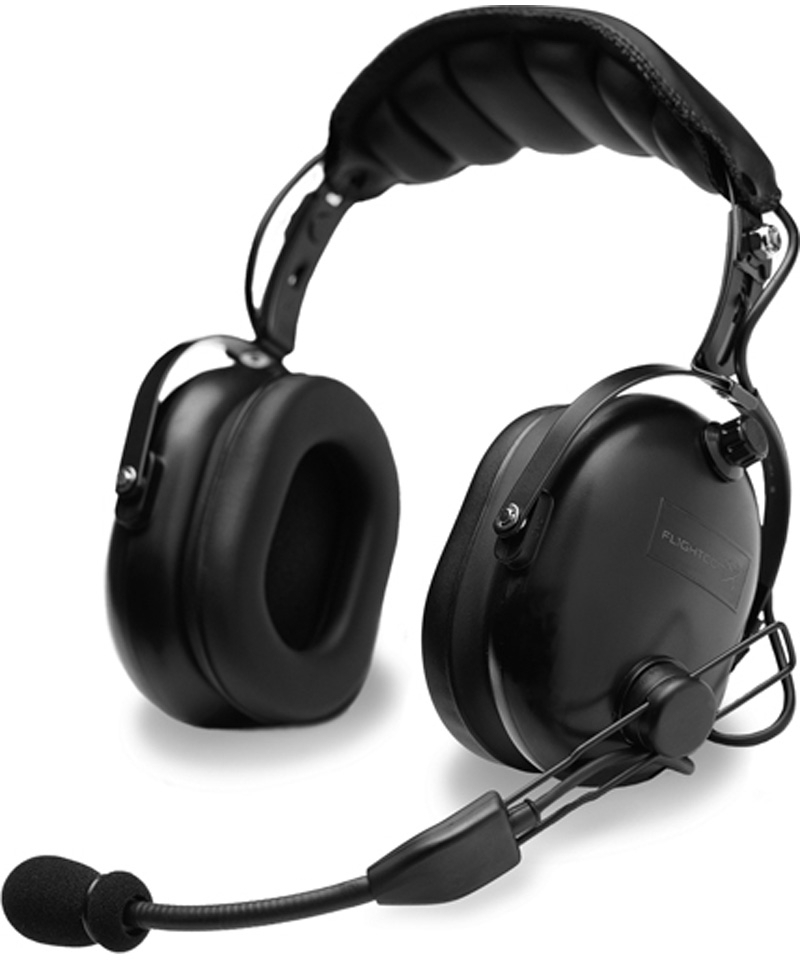 Flightcom 4DLX Classic - passive Pilot Headset, Twin Plugs (GA), incl. Bag
