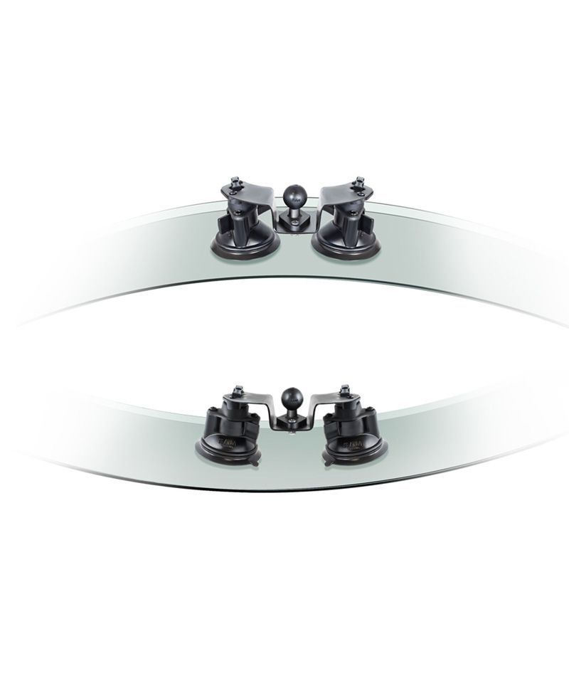 RAM MOUNTS Dual Articulating Suction Cup Base with 1" Ball (B)