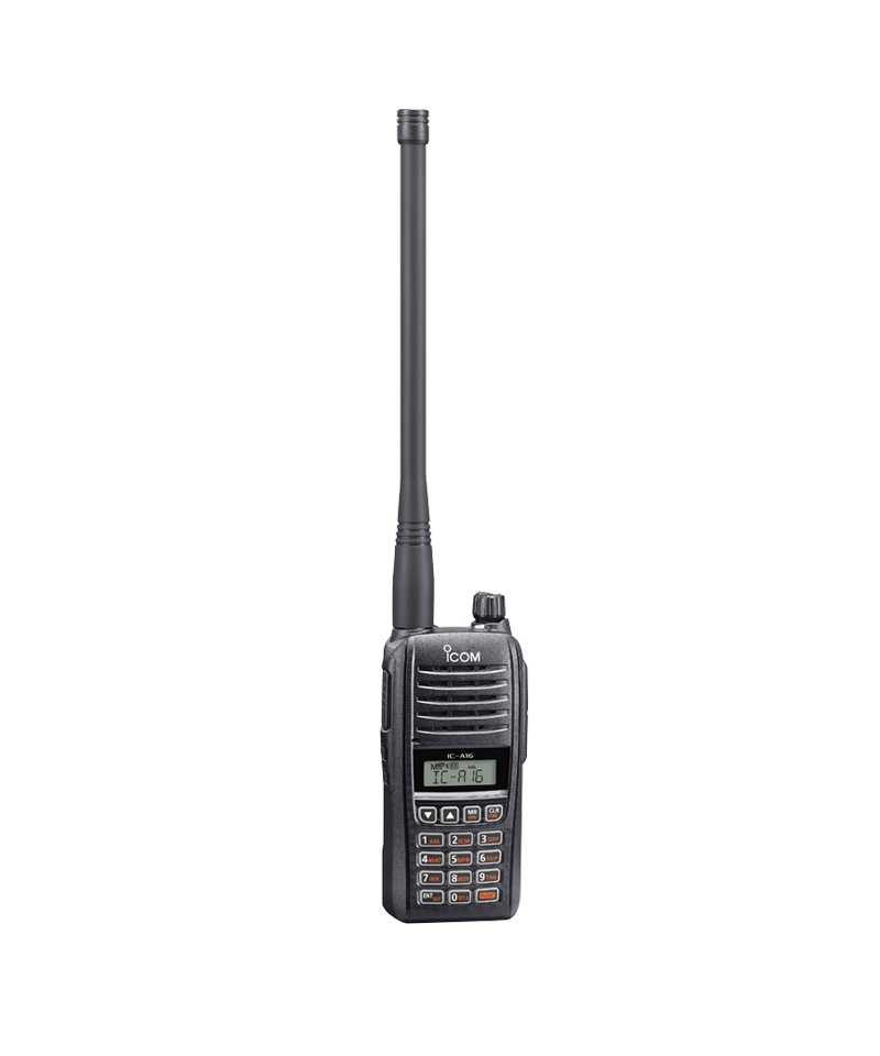 ICOM Aviation Radio Handheld IC-A16E (#42) Lite - 8.33 & 25 kHz, COM channels ICOM Aviation Radio Handheld IC-A16E (#42) Lite - 8.33 & 25 kHz, COM channels