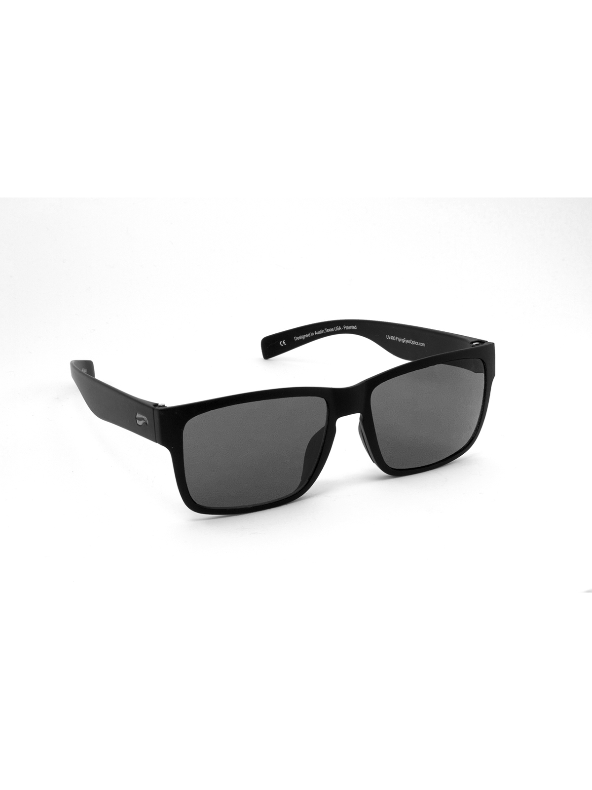 Flying Eyes Sunglasses Osprey - Matte Black Frame, Solid Gray Lenses
