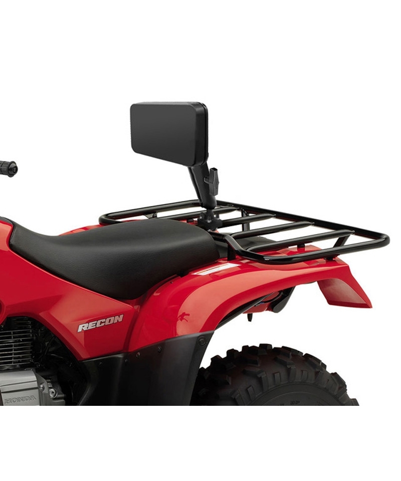 RAM Mounts Rückenstütze für ATVs - Doppel-Rohrschelle, langer Verbindungsarm, Rückenpolster, C-Kugel (1,5 Zoll), im Polybeutel